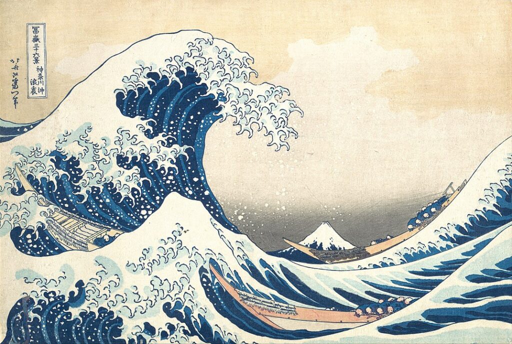 Hokusai's great wave