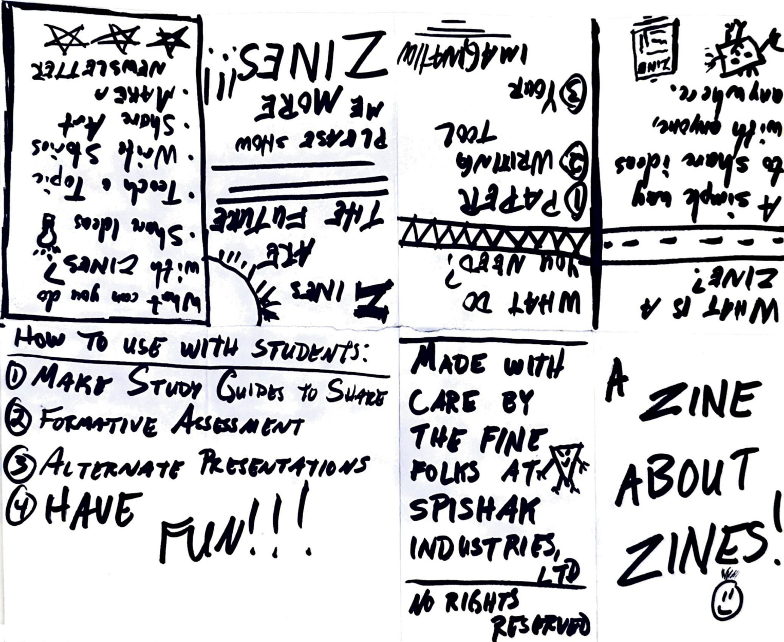 A Quick Zine Resource Guide for Teachers – Mike Paul