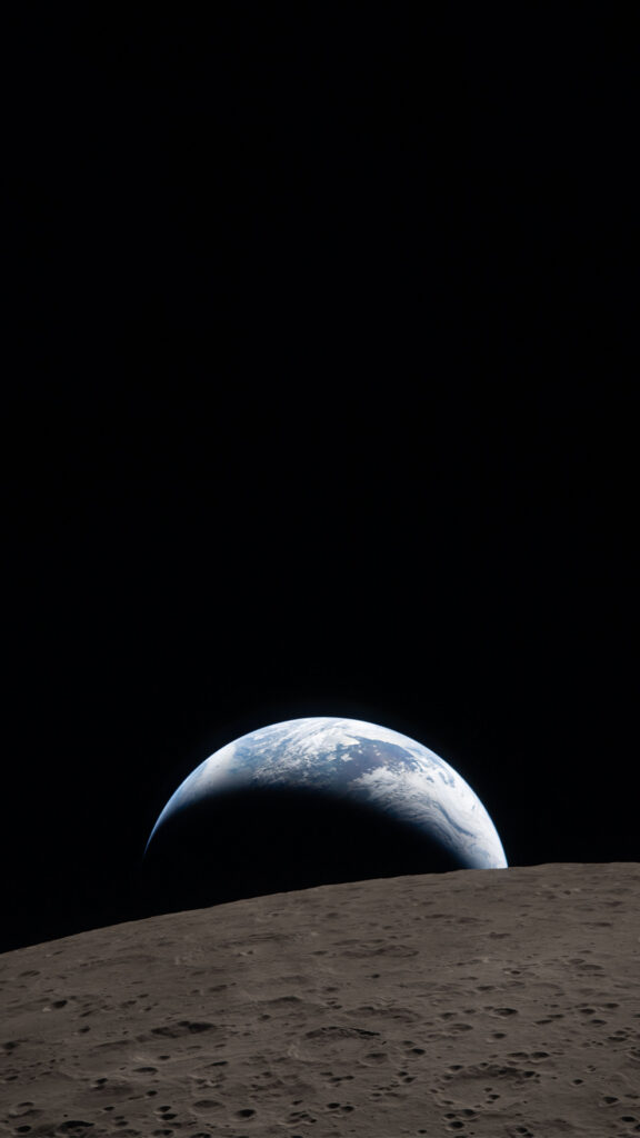 Earthrise from Artemis II